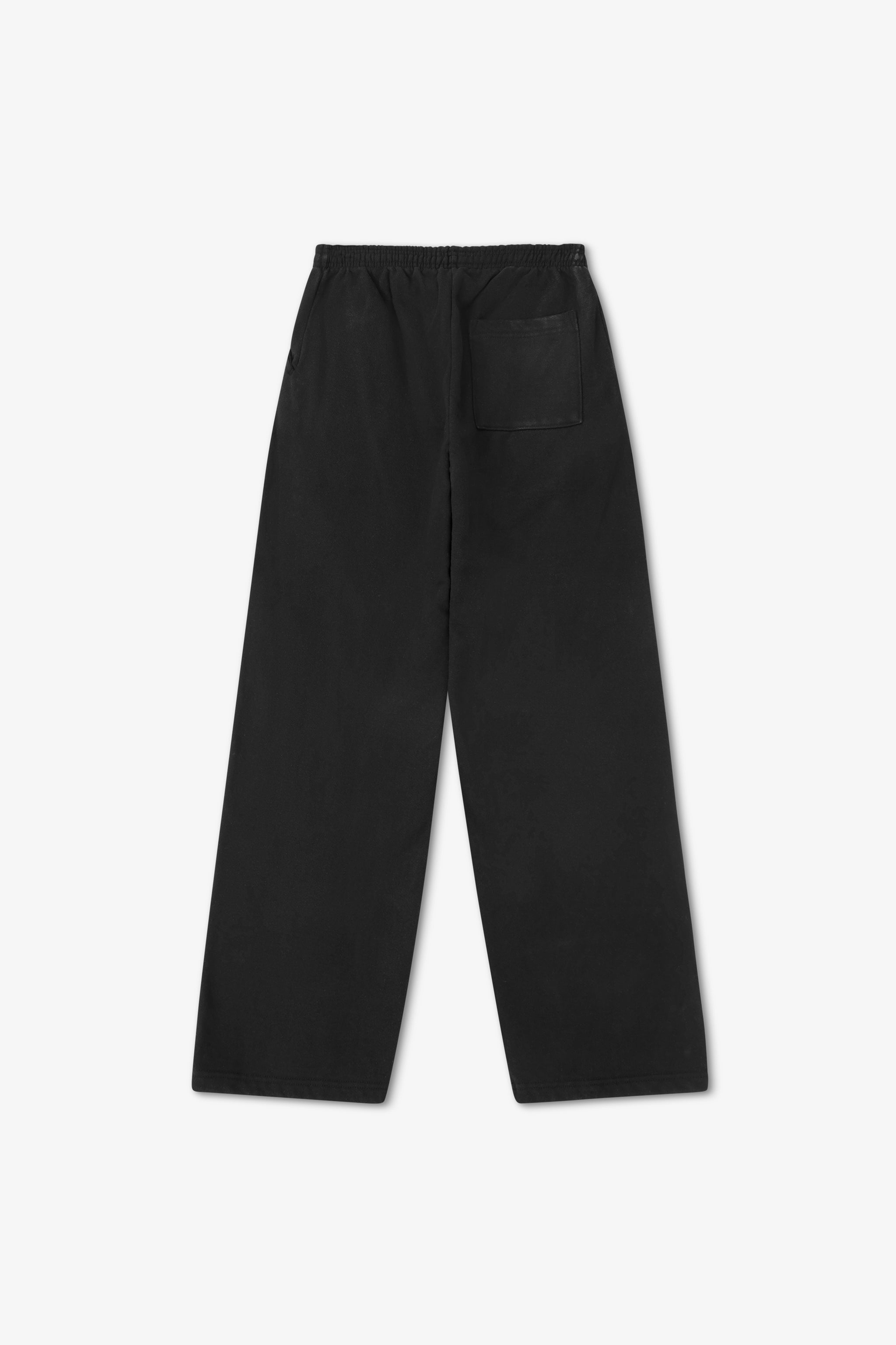 Black pants on a white background