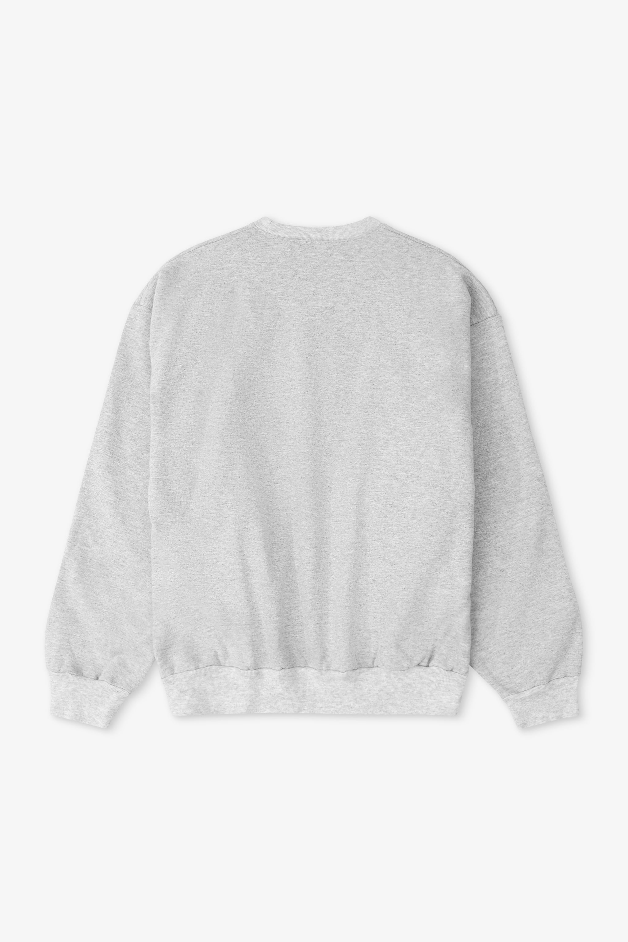 Gray sweatshirt on a white background