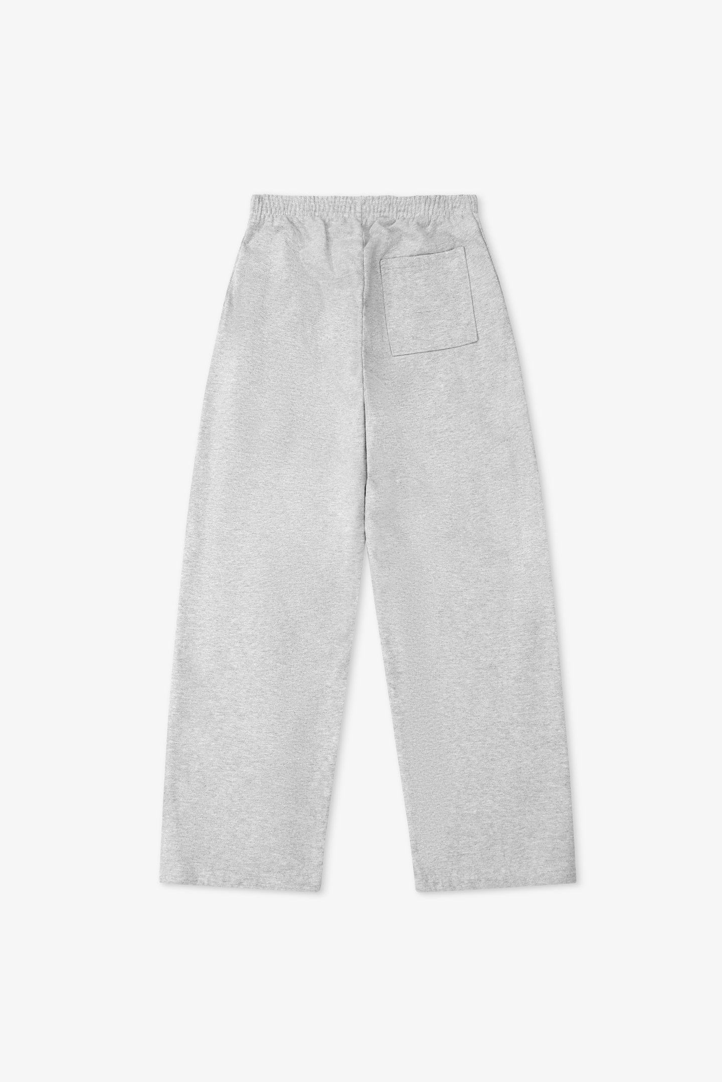 Gray sweatpants on a white background