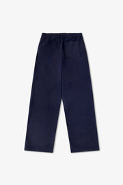 Navy blue pants on a white background