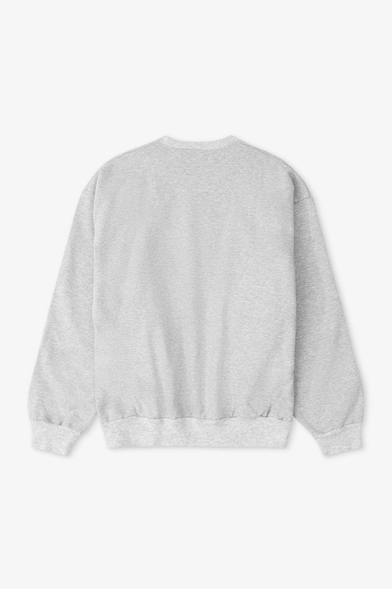 Gray sweatshirt on a white background
