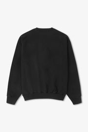 Black sweatshirt on a white background